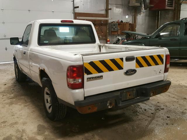 1FTYR10D58PA95076 - 2008 FORD RANGER WHITE photo 3