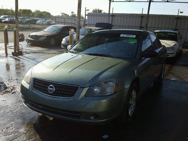 1N4AL11D35C954174 - 2005 NISSAN ALTIMA S GREEN photo 2