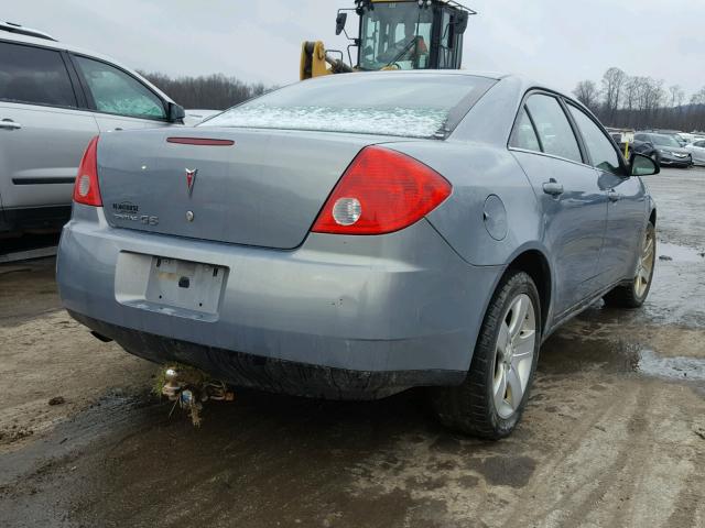 1G2ZG57B384306223 - 2008 PONTIAC G6 BASE BLUE photo 4