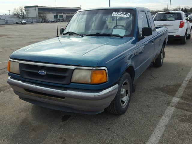 1FTCR14A0SPA72533 - 1995 FORD RANGER SUP GREEN photo 2