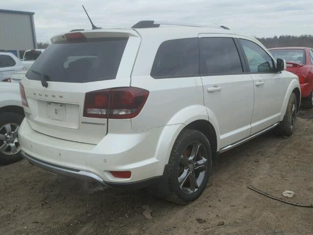 3C4PDCGGXFT735605 - 2015 DODGE JOURNEY CR WHITE photo 4