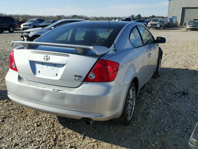 JTKDE167X50046075 - 2005 TOYOTA SCION TC 银色 照片 4