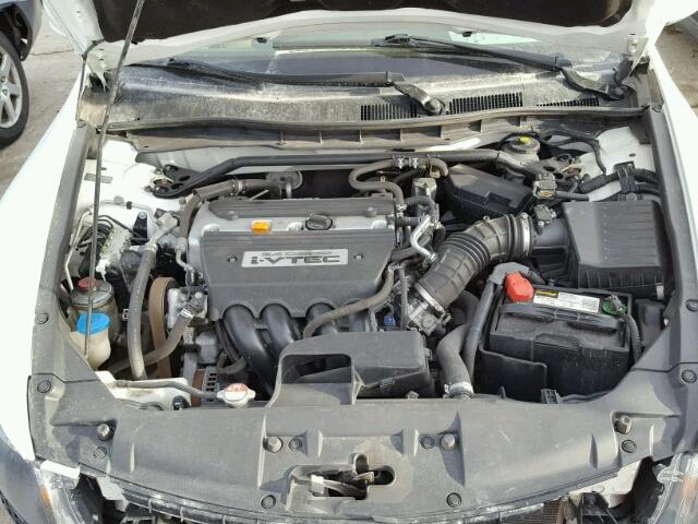 JHMCP26719C010121 - 2009 HONDA ACCORD EX WHITE photo 7