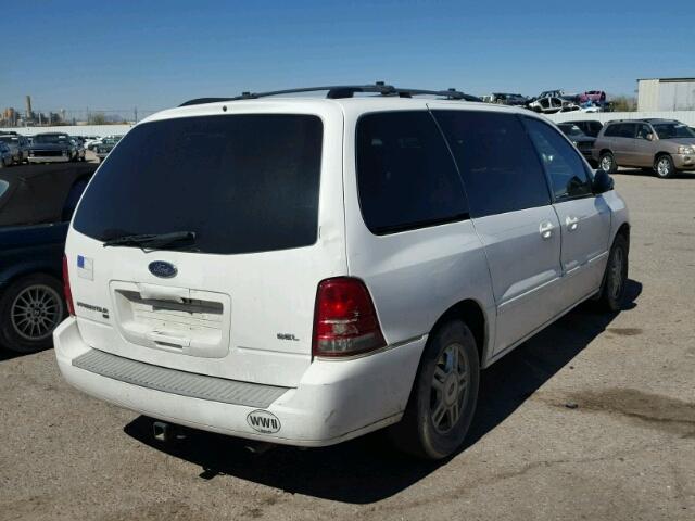 2FMZA52264BA56721 - 2004 FORD FREESTAR S WHITE photo 4