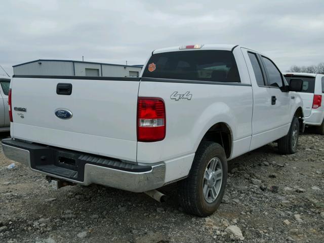 1FTPX14V77KD05368 - 2007 FORD F150 WHITE photo 4