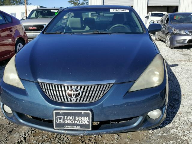 4T1CE38P46U689166 - 2006 TOYOTA CAMRY SOLA BLUE photo 10