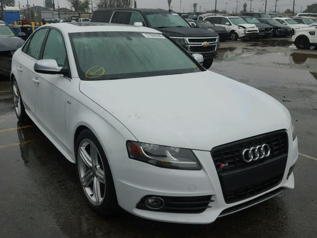 WAUDGAFLXCA027366 - 2012 AUDI S4 PREMIUM WHITE photo 1