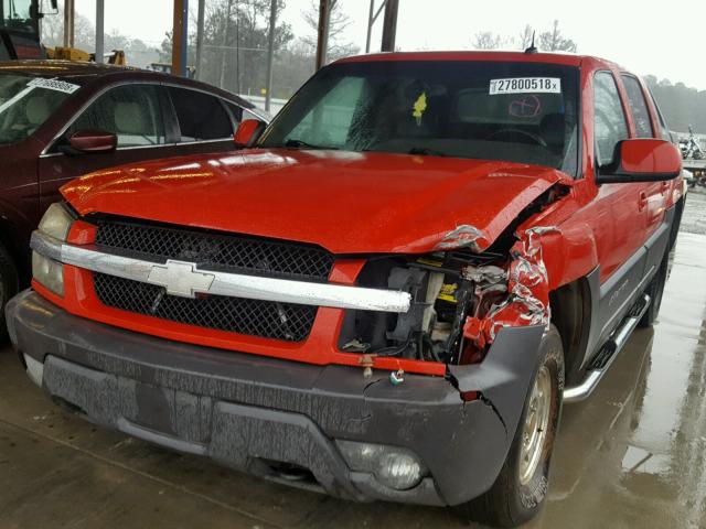 3GNEK13T03G106726 - 2003 CHEVROLET AVALANCHE RED photo 2