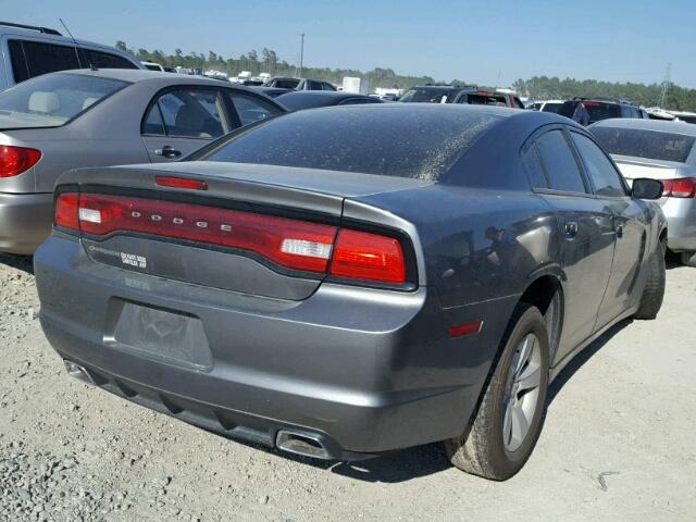 2B3CL3CG1BH518505 - 2011 DODGE CHARGER CHARCOAL photo 4