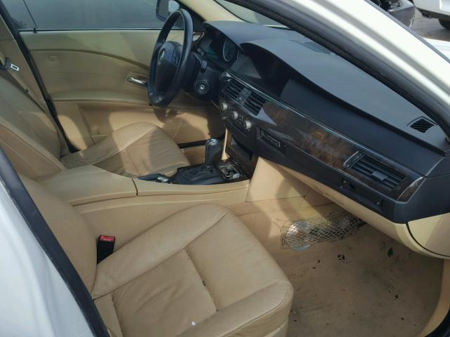 WBANA53545B856353 - 2005 BMW 525 I WHITE photo 5