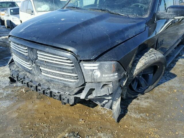 1C6RR7MT1FS765880 - 2015 RAM 1500 SPORT BLACK photo 9