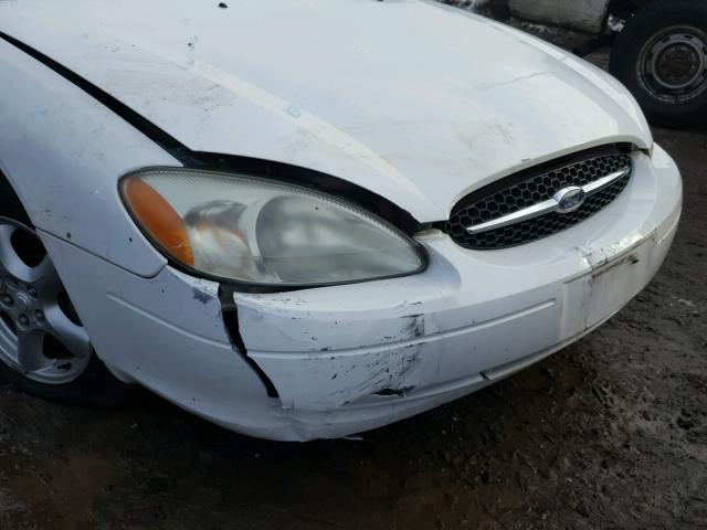 1FAFP55202A252332 - 2002 FORD TAURUS SES WHITE photo 10