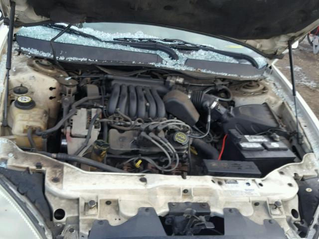 1FAFP55202A252332 - 2002 FORD TAURUS SES WHITE photo 7