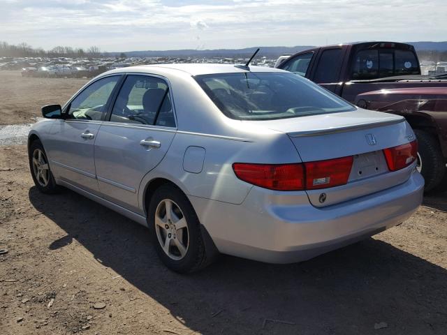 JHMCN36475C014590 - 2005 HONDA ACCORD HYB SILVER photo 3