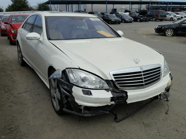 WDDNG71X89A274968 - 2009 MERCEDES-BENZ S 550 WHITE photo 1