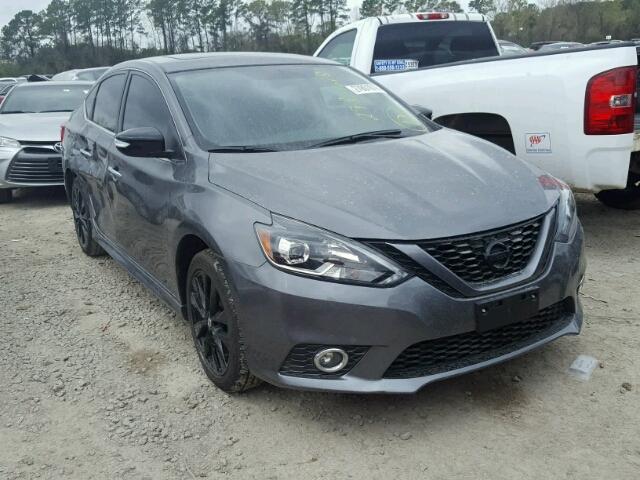 3N1CB7AP0HY365357 - 2017 NISSAN SENTRA SR GRAY photo 1