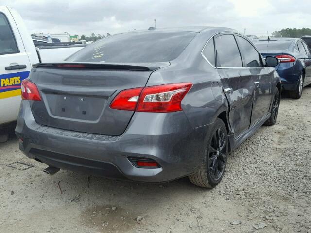 3N1CB7AP0HY365357 - 2017 NISSAN SENTRA SR GRAY photo 4