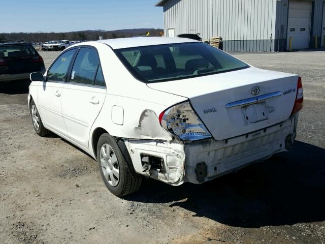 4T1BE32K74U346275 - 2004 TOYOTA CAMRY LE WHITE photo 3