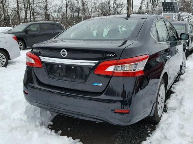 1N4AB7AP8DN908150 - 2013 NISSAN SENTRA S BLACK photo 4