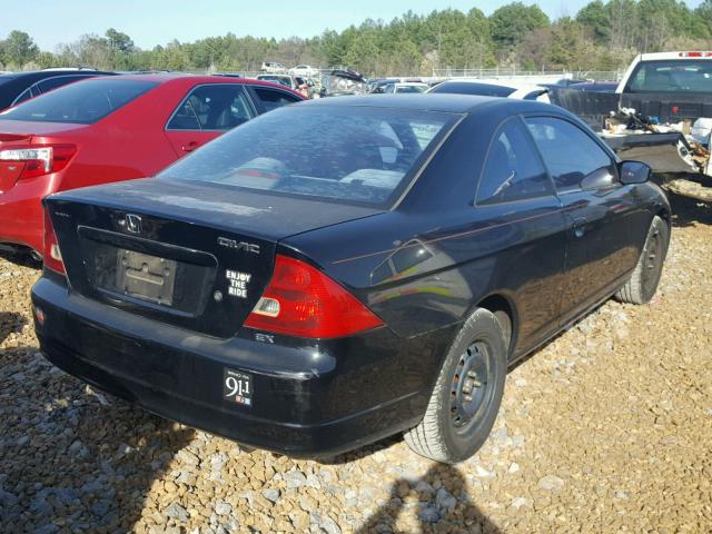 1HGEM22912L001338 - 2002 HONDA CIVIC EX BLACK photo 4