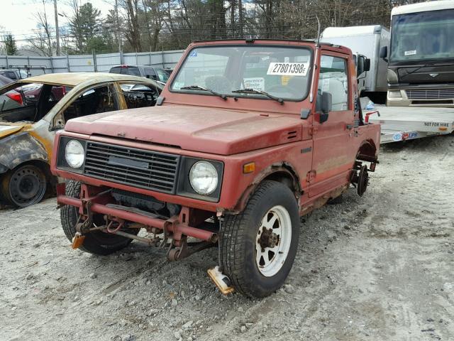 JS4JC51C7J4201225 - 1988 SUZUKI SAMURAI CREAM photo 2