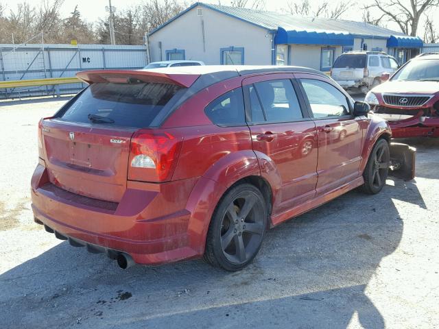 1B3HB68F78D564890 - 2008 DODGE CALIBER SR RED photo 4