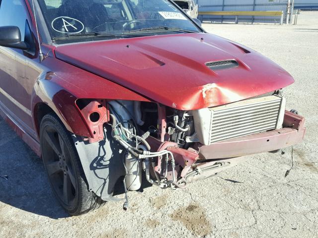 1B3HB68F78D564890 - 2008 DODGE CALIBER SR RED photo 9