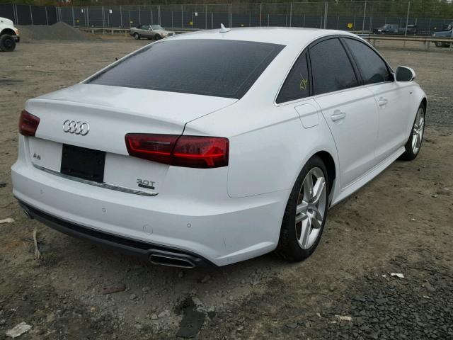 WAUFGAFC5GN114308 - 2016 AUDI A6 PREMIUM WHITE photo 4