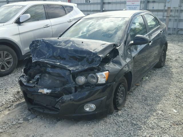 1G1JE5SB0G4143186 - 2016 CHEVROLET SONIC LTZ BLACK photo 2