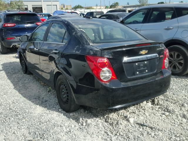 1G1JE5SB0G4143186 - 2016 CHEVROLET SONIC LTZ BLACK photo 3