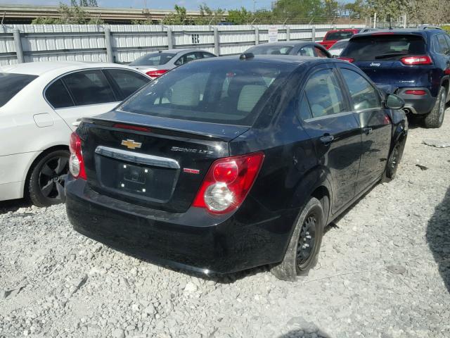 1G1JE5SB0G4143186 - 2016 CHEVROLET SONIC LTZ BLACK photo 4