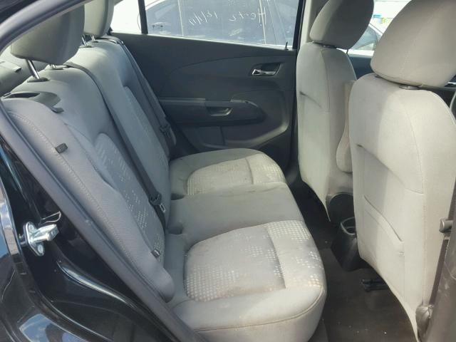1G1JE5SB0G4143186 - 2016 CHEVROLET SONIC LTZ BLACK photo 6