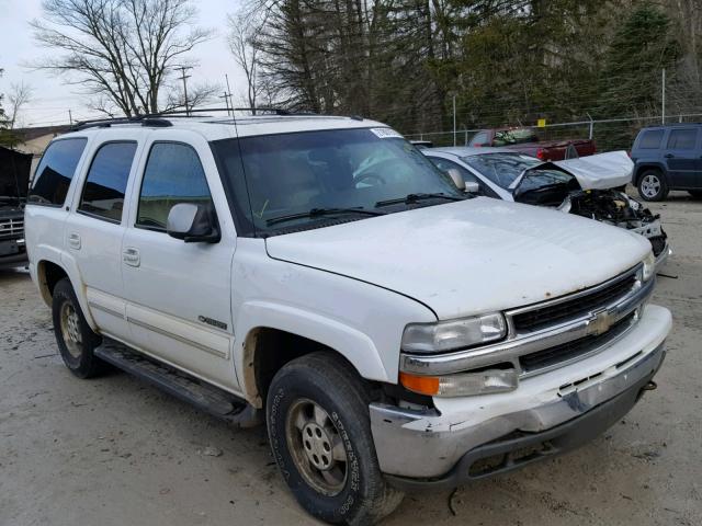 1GNEK13Z42J290957 - 2002 CHEVROLET TAHOE K150 WHITE photo 1