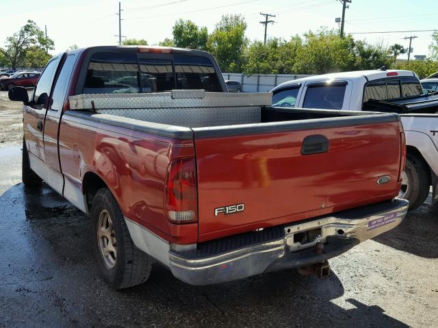 1FTRX17202NC08580 - 2002 FORD F150 RED photo 3