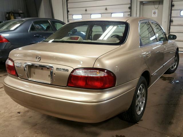 1YVGF22CXY5136273 - 2000 MAZDA 626 ES GOLD photo 4