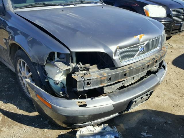 YV1VS29551F711938 - 2001 VOLVO S40 1.9T GRAY photo 9