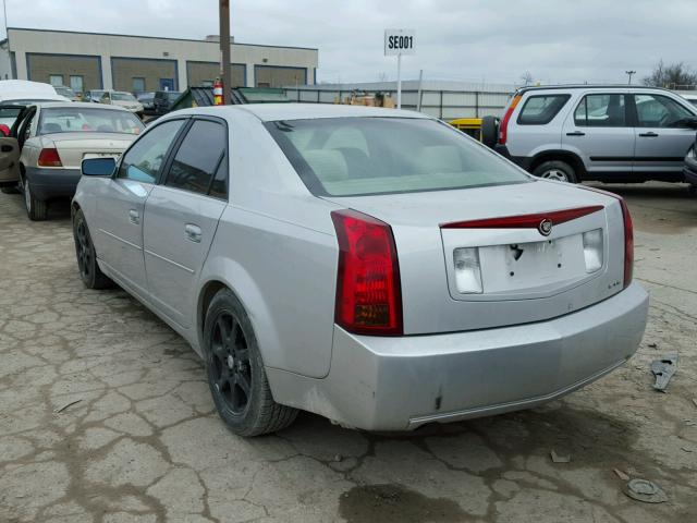 1G6DM57N430100646 - 2003 CADILLAC CTS SILVER photo 3