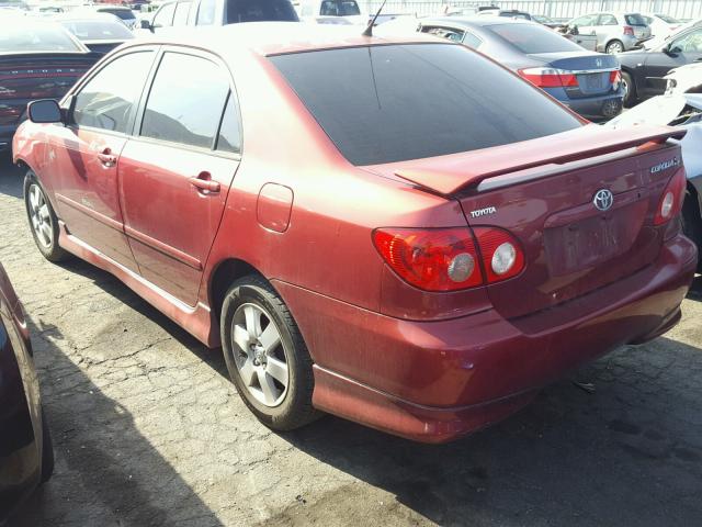 1NXBR32E56Z705320 - 2006 TOYOTA COROLLA CE RED photo 3