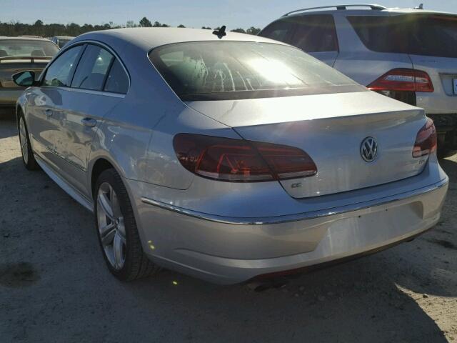 WVWBN7AN7GE501445 - 2016 VOLKSWAGEN CC BASE SILVER photo 3