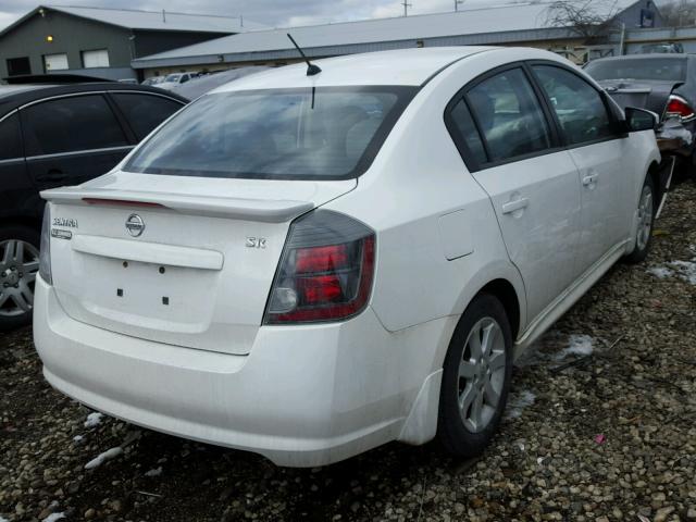 3N1AB6APXBL660939 - 2011 NISSAN SENTRA 2.0 WHITE photo 4