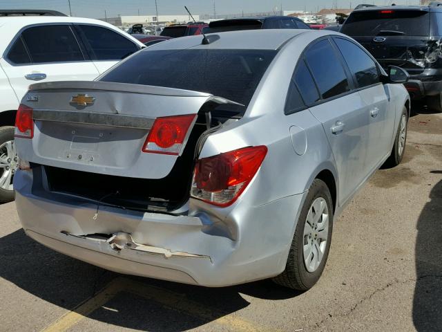 1G1PC5SH6G7182139 - 2016 CHEVROLET CRUZE LIMI SILVER photo 4