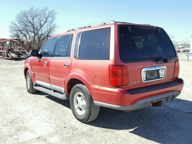 5LMPU28A7XLJ27003 - 1999 LINCOLN NAVIGATOR მუქწითელი ფოტო 3