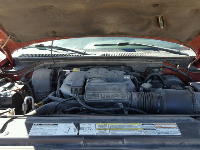 5LMPU28A7XLJ27003 - 1999 LINCOLN NAVIGATOR მუქწითელი ფოტო 7