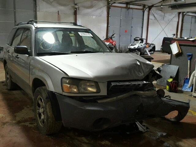 JF1SG63645H736526 - 2005 SUBARU FORESTER 2 SILVER photo 1