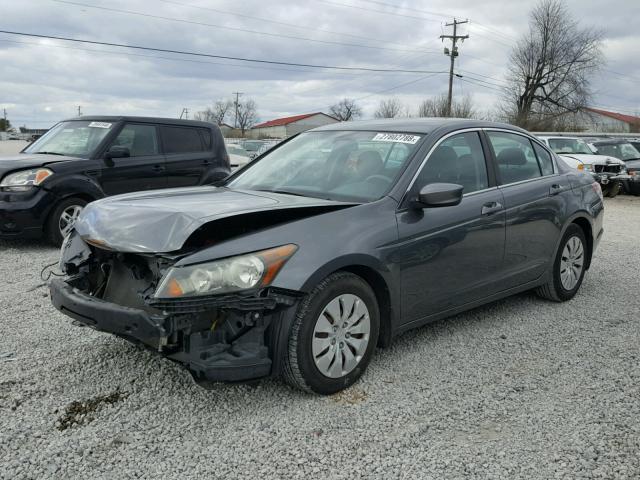 1HGCP263X9A037829 - 2009 HONDA ACCORD LX GRAY photo 2