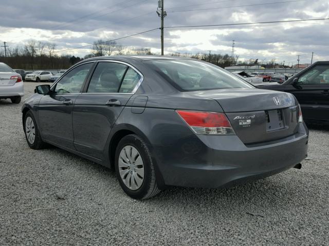 1HGCP263X9A037829 - 2009 HONDA ACCORD LX GRAY photo 3