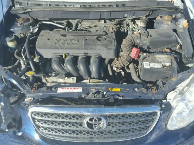 1NXBR30E85Z362746 - 2005 TOYOTA COROLLA CE BLUE photo 7