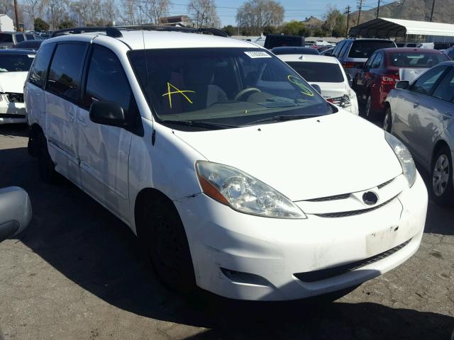 5TDZK23C98S178257 - 2008 TOYOTA SIENNA CE WHITE photo 1