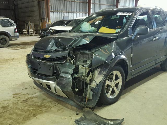 3GNAL3EKXDS604863 - 2013 CHEVROLET CAPTIVA LT GRAY photo 9