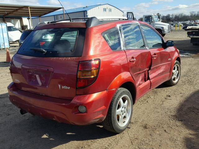 5Y2SL628X3Z475273 - 2003 PONTIAC VIBE RED photo 4